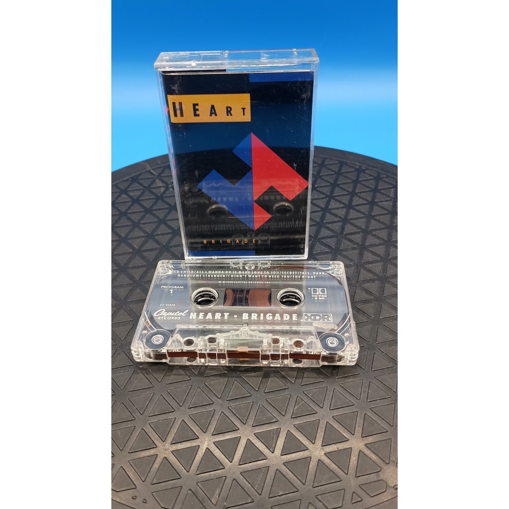 Heart - Brigade (Cassette Tape: 1990) Capitol Records XDR Audio Music Album